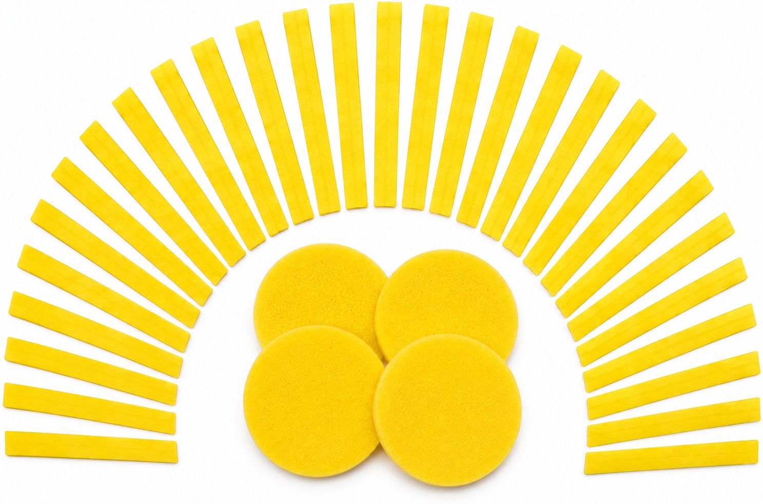 anshaura Compressed Facial Sponge Pads 24 Pcs Water Activated Face Makeup Remover-picture-13