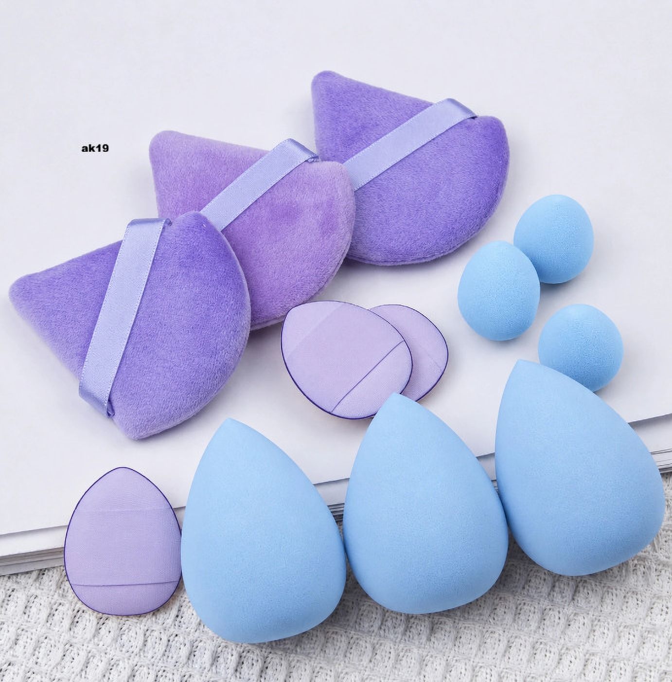 12pcs Makeup Puff Small, medium and large combination set ak19-image-6