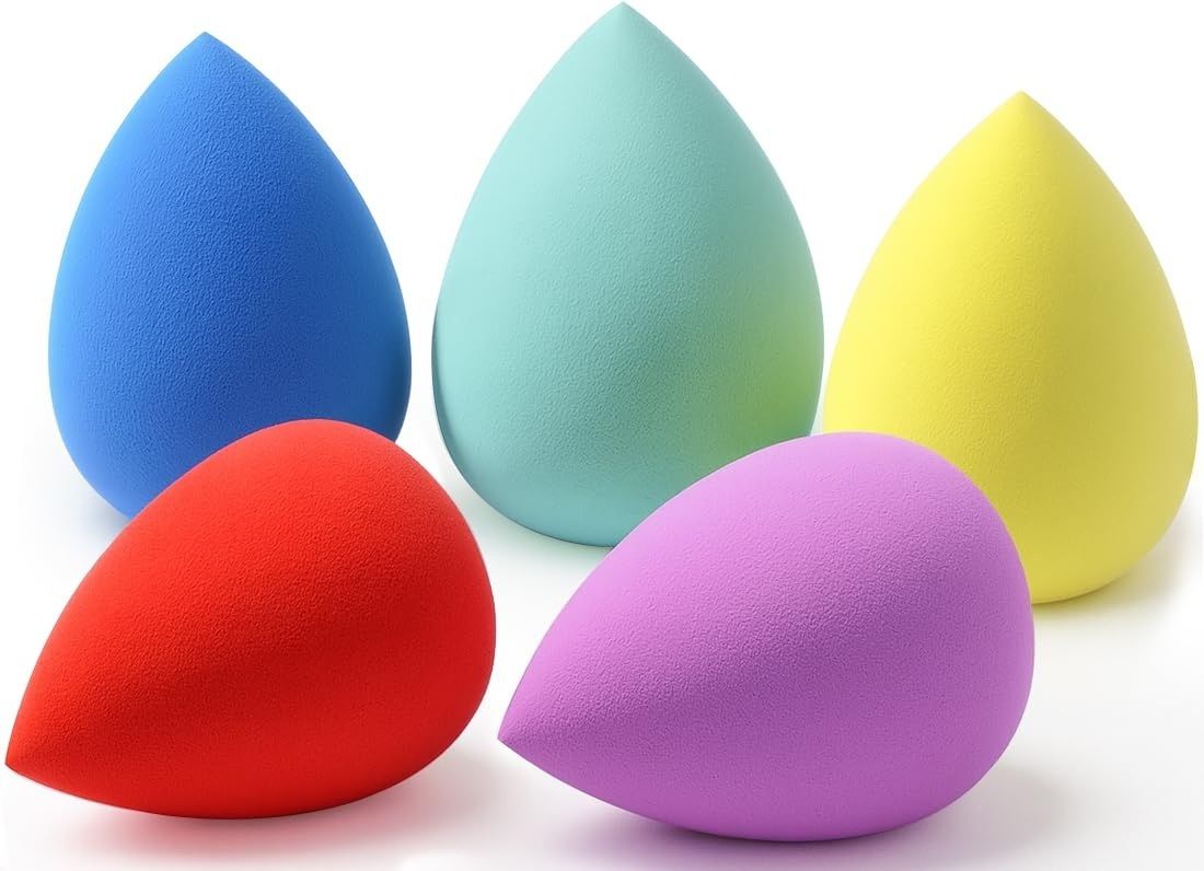 Makeup Blender Sponge Set for Foundation, Concealer & Powder, Pack of 5-image-47