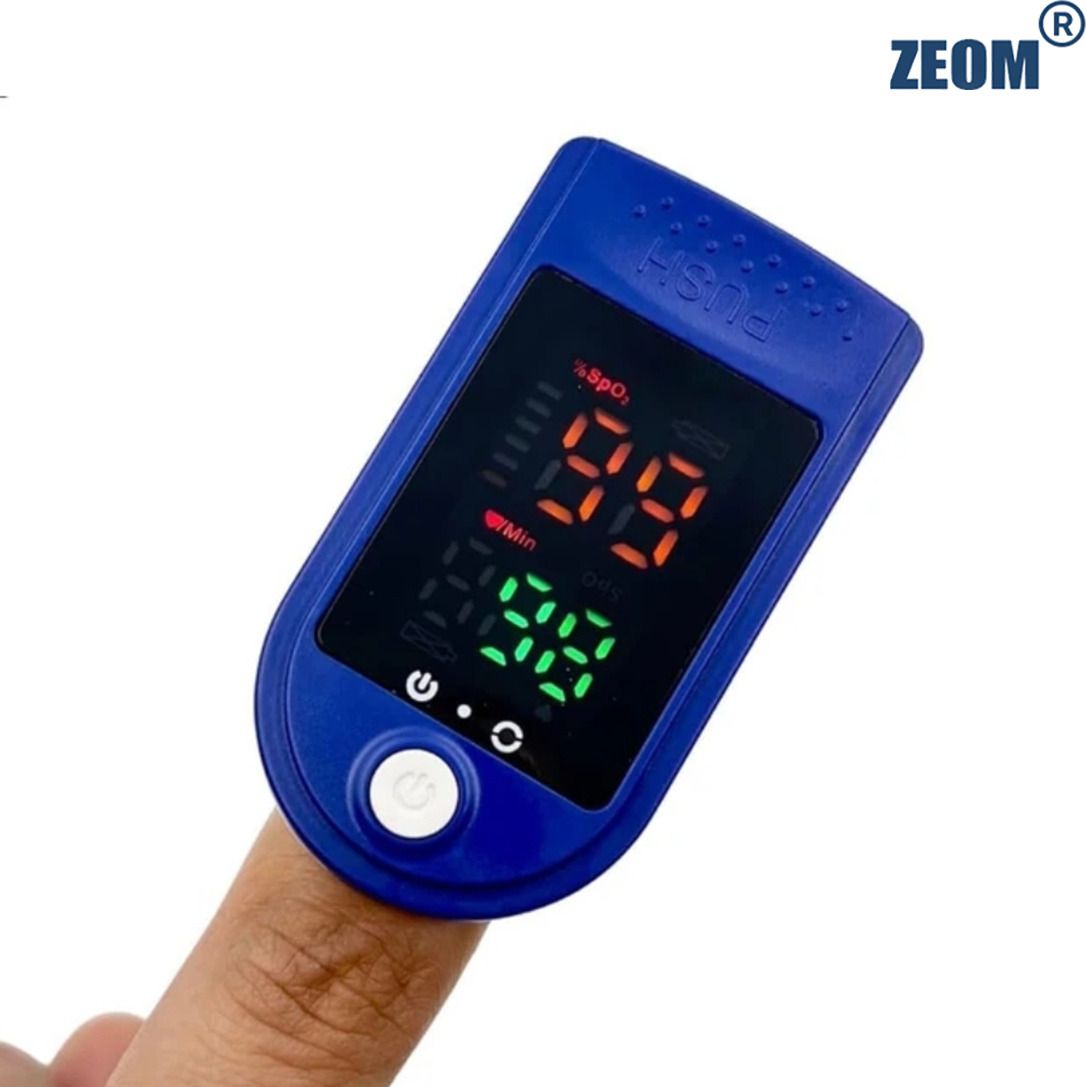 Zeom IK87 Blood Oxygen Monitor Pulse Oximeter with AAA Battery Support Pulse Oximeter-image-19