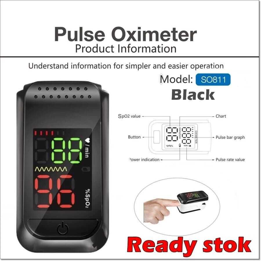 kiaan enterprises SO 811 C Premium Pulse Oximeter |High Accuracy|SPO2|Pulse Rate Fingertip Pulse Oximeter