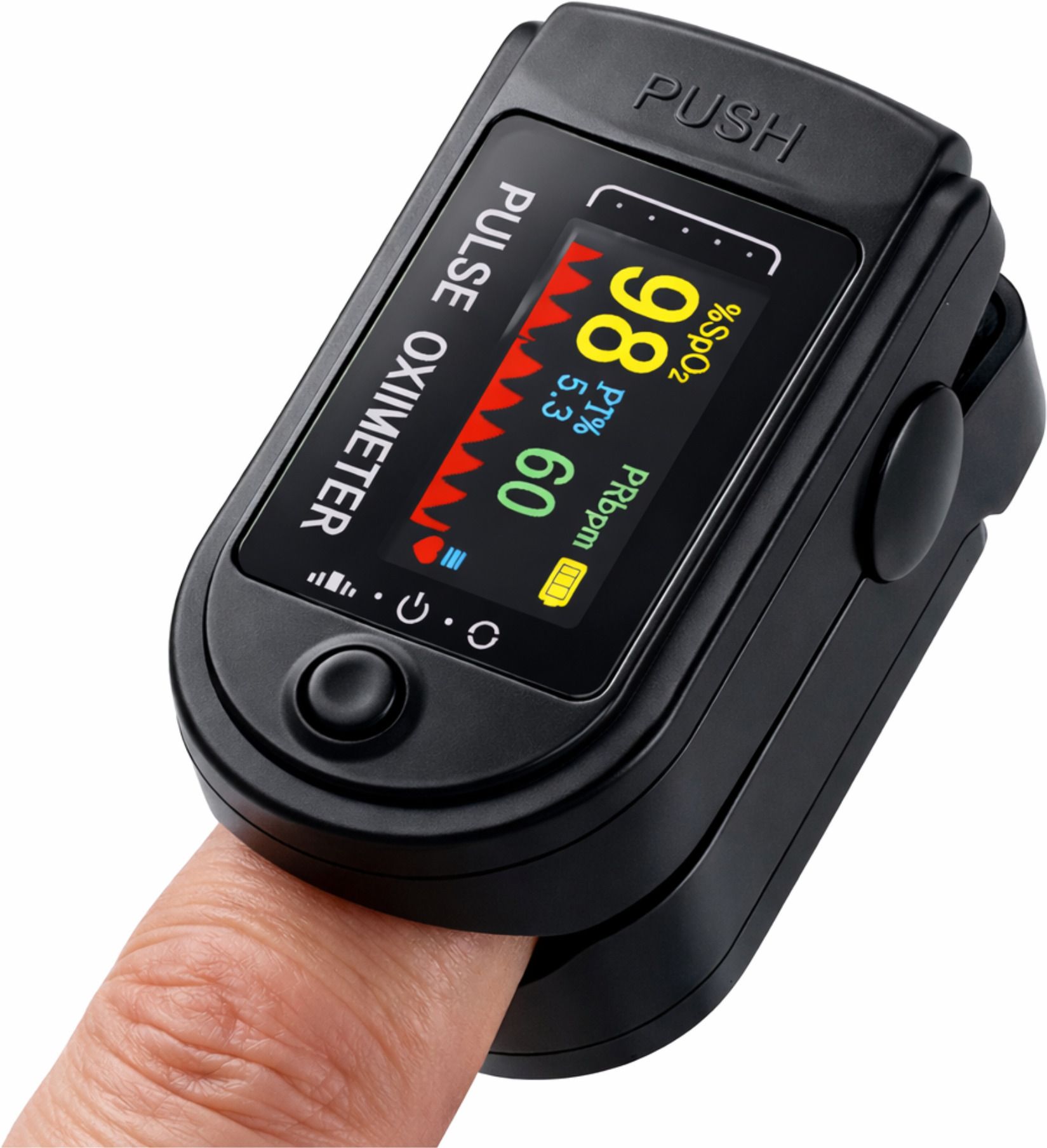 curecheck Oximeter with SpO2 & Pulse Rate Monitor| For Home & Medical Use Pulse Oximeter-image-38