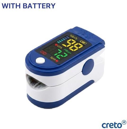 CRETO LK87 Finger Pulse Oximeter with 4 Color Display Technology Pulse Oximeter-image-12