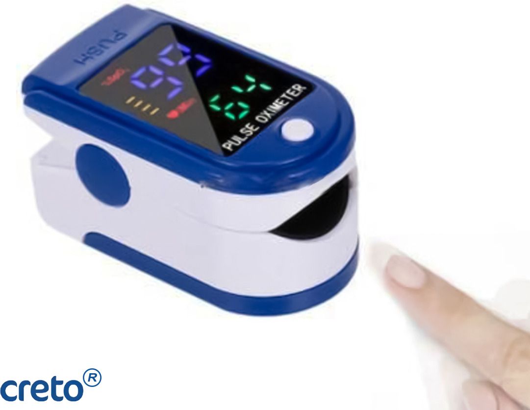 CRETO LK 87 Portable Oxygen & Pulse Monitor Device Pulse Oximeter-image-43