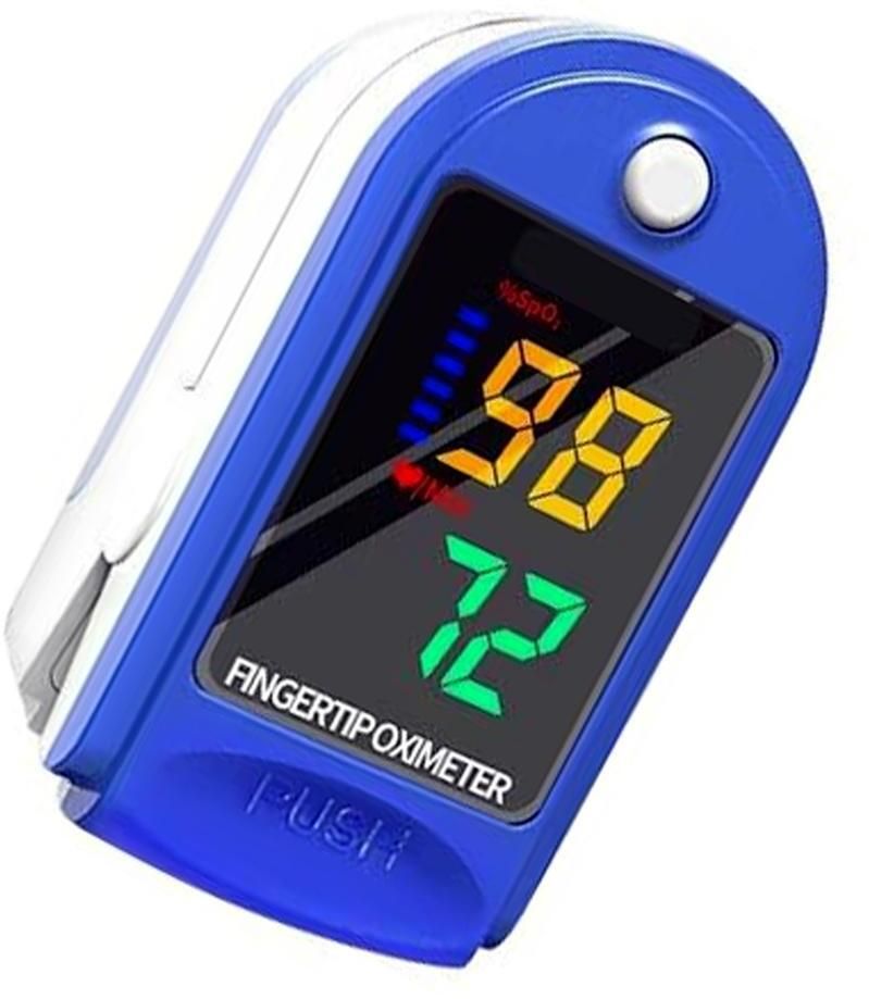 colorsole Fingertip Pulse Oximeter SpO2 PR Perfusion Index Waveform Sleep Blue Pulse Oximeter-image-42