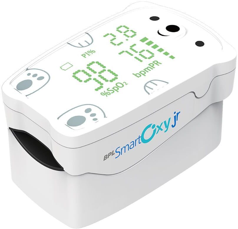 BPL Medical Technologies Smart Oxy Junior Fingertip Pulse Oximeter|High Accuracy|SPO2- White Pulse Oximeter-image-9