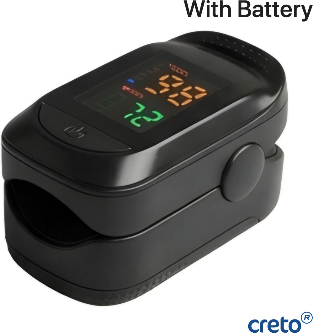 CRETO A2 Digital pulse oximeter branded with battery finger tip pulse oximeter Rate Pulse Oximeter-image-22