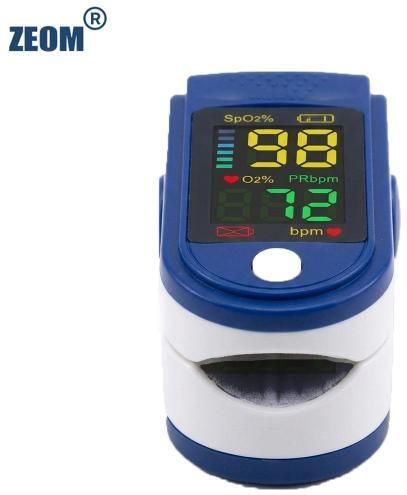 Zeom LK87 Digital Pulse Oximeter with 4 Color LED Display AAA Batteries Pulse Oximeter-image-44