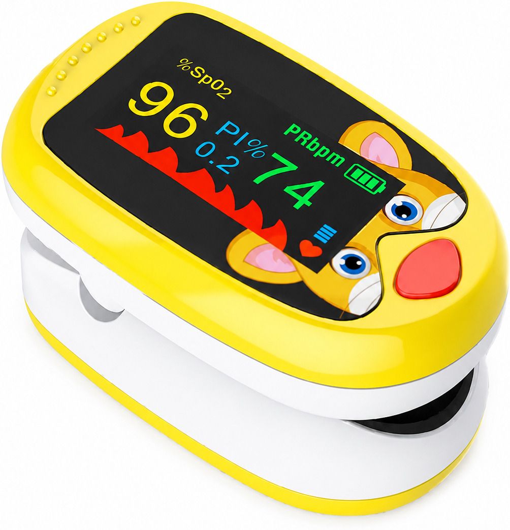 PLEXAL Kids Pulse Oximeter with OLED Display | Blood Oxygen & Pulse Rate Monitor Pulse Oximeter-image-17