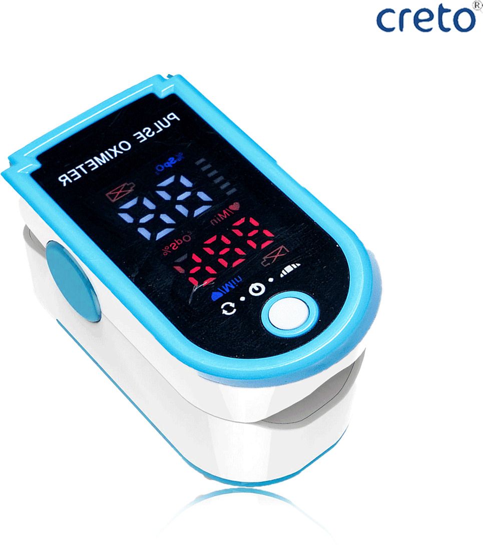 CRETO Heart Rate and SpO2 Level Oxygen Meter/ Pulse Oximeter-image-42