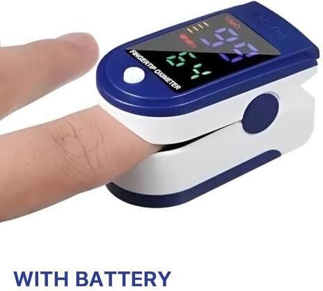 CRETO LK87 SpO2 Monitor Fingertip Pulse Rate Machine With AAA Battery Pulse Oximeter-picture-25