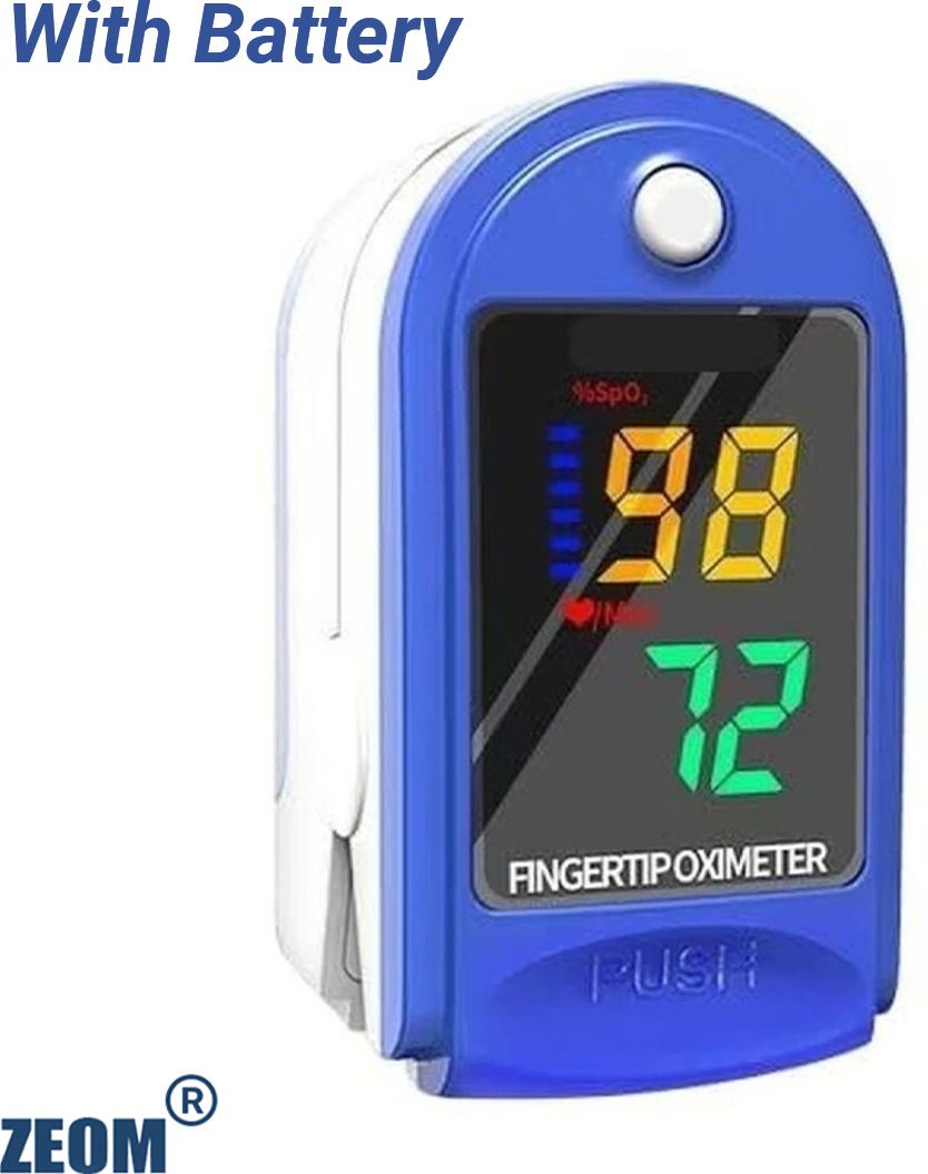 Zeom LK-87 LED Pulse Oximeter with Finger Clip Design for SpO2 Tracking Pulse Oximeter-image-46