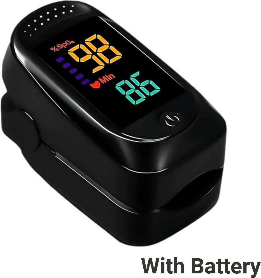 Zeom A2 Digital Blood Oxygen Pulse Checker Machine with LED Pulse Oximeter-image-25