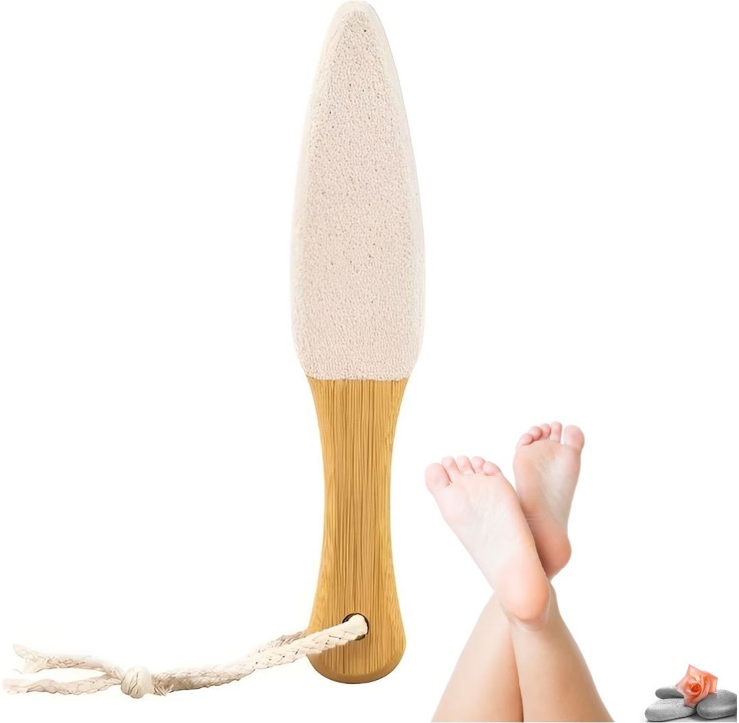 Pumice Stone with Handle for Dead Skin Removal, Foot Scrubber & Callus Remover-image-1