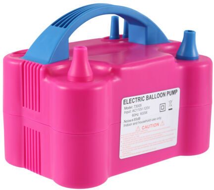 Pink, Blue High Power Electric Balloon Machine Balloon Pump