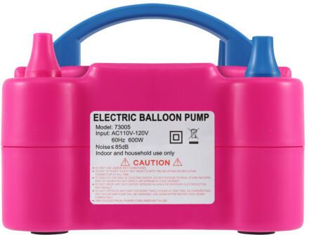 Air Balloon Pump Electric, Portable Inflator Dual Nozzle Machine Balloon Pump . Inflatable Furniture, Handball Pump, Balloon Pump