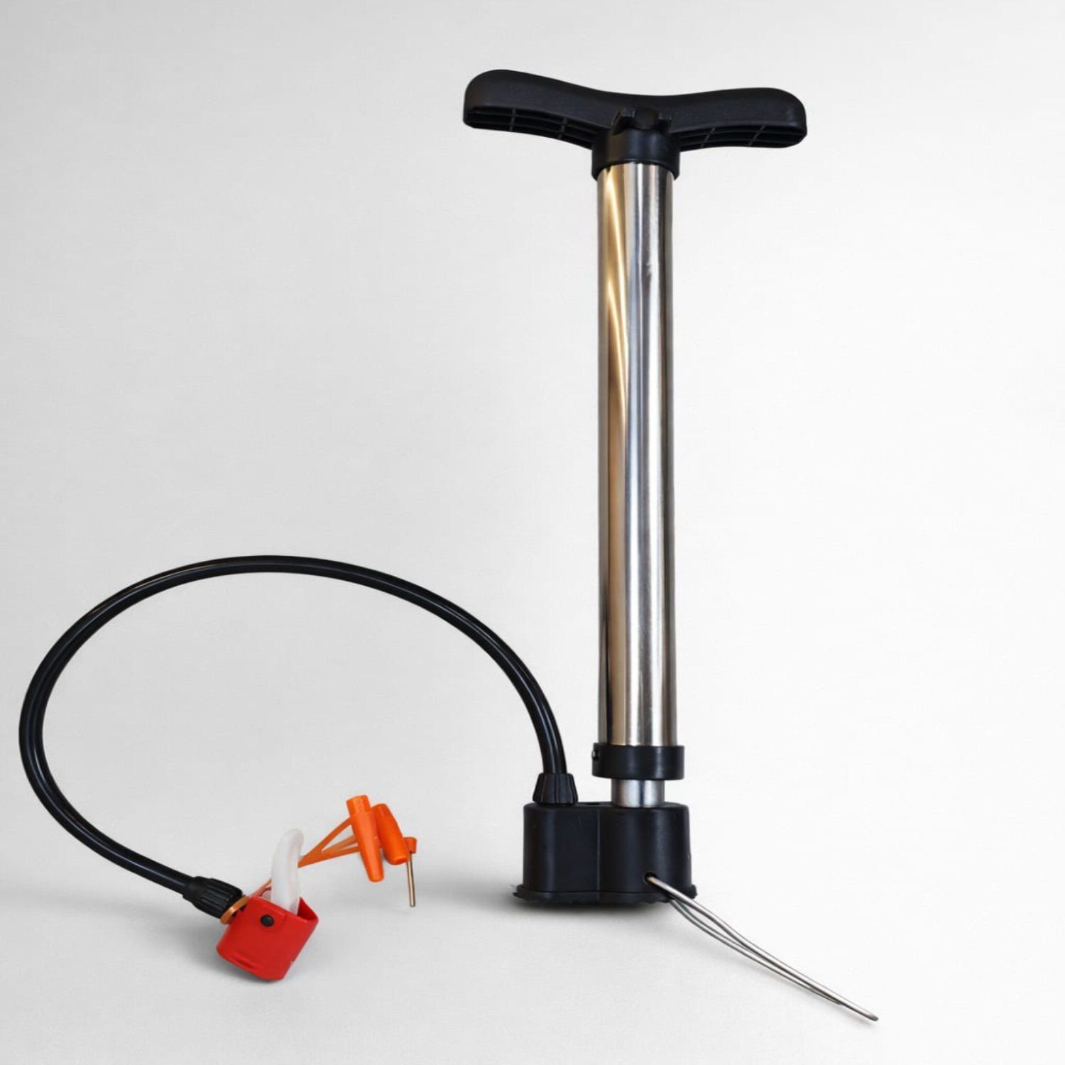 Heavy Duty Manual Air Pump for Bicycle Tyre & Sports Balls , Needle Included Ball, Balloon, Basketball Pump, Bicycle, Volleyball Pump, Football Pump, Handball Pump Pump-image-5