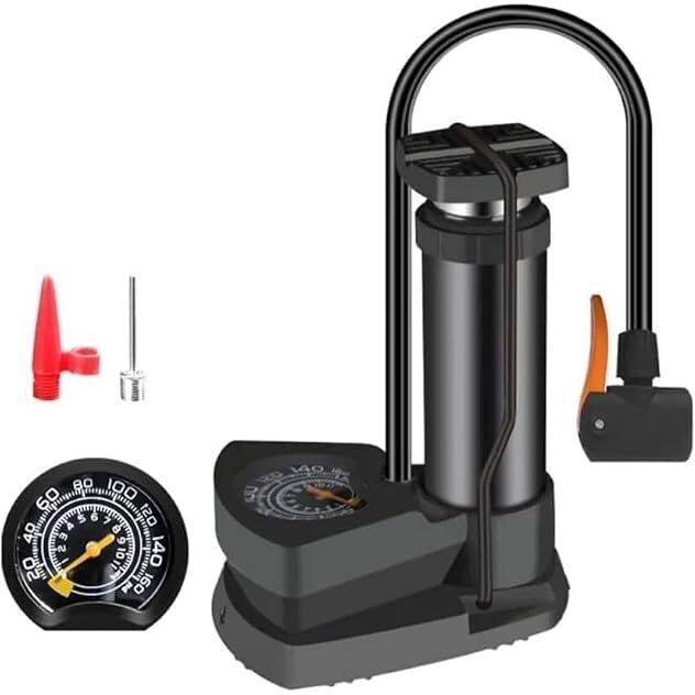 pickbuym Cycle Foot Pump with Pressure Gauge Motorcycle, Car, Ball, Football Pump, Volleyball Pump Pump-picture-4