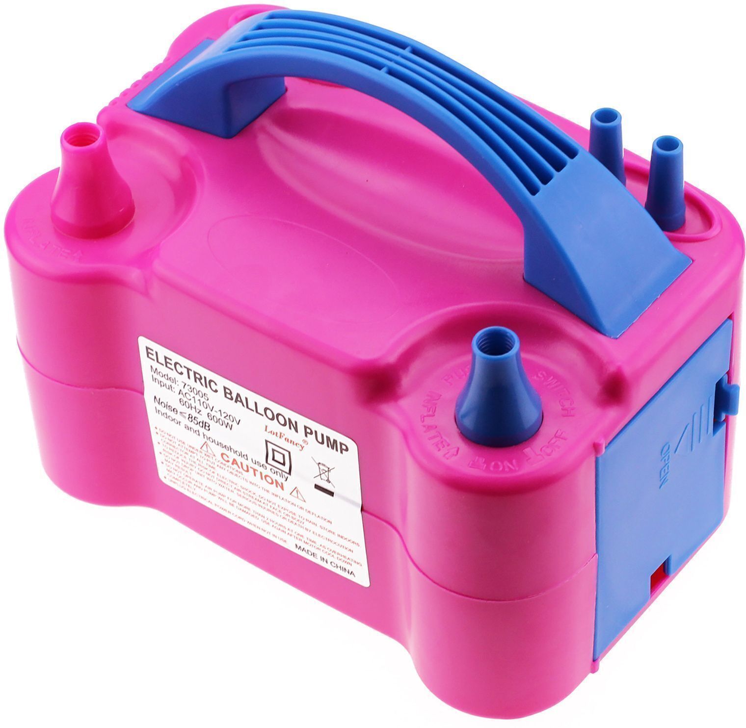 Air Balloon Pump Electric, Portable Inflator Dual Nozzle Machine J3 Balloon Pump