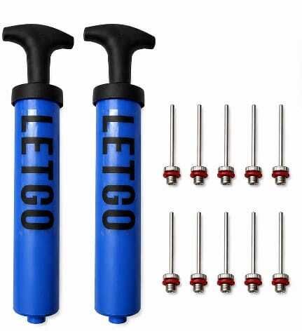 letgo sports QuickAir Twin Sports Pump – Pack of 2 with 10 Needles Ball, Balloon, Basketball Pump, Football Pump, Handball Pump, Volleyball Pump Pump-picture-38