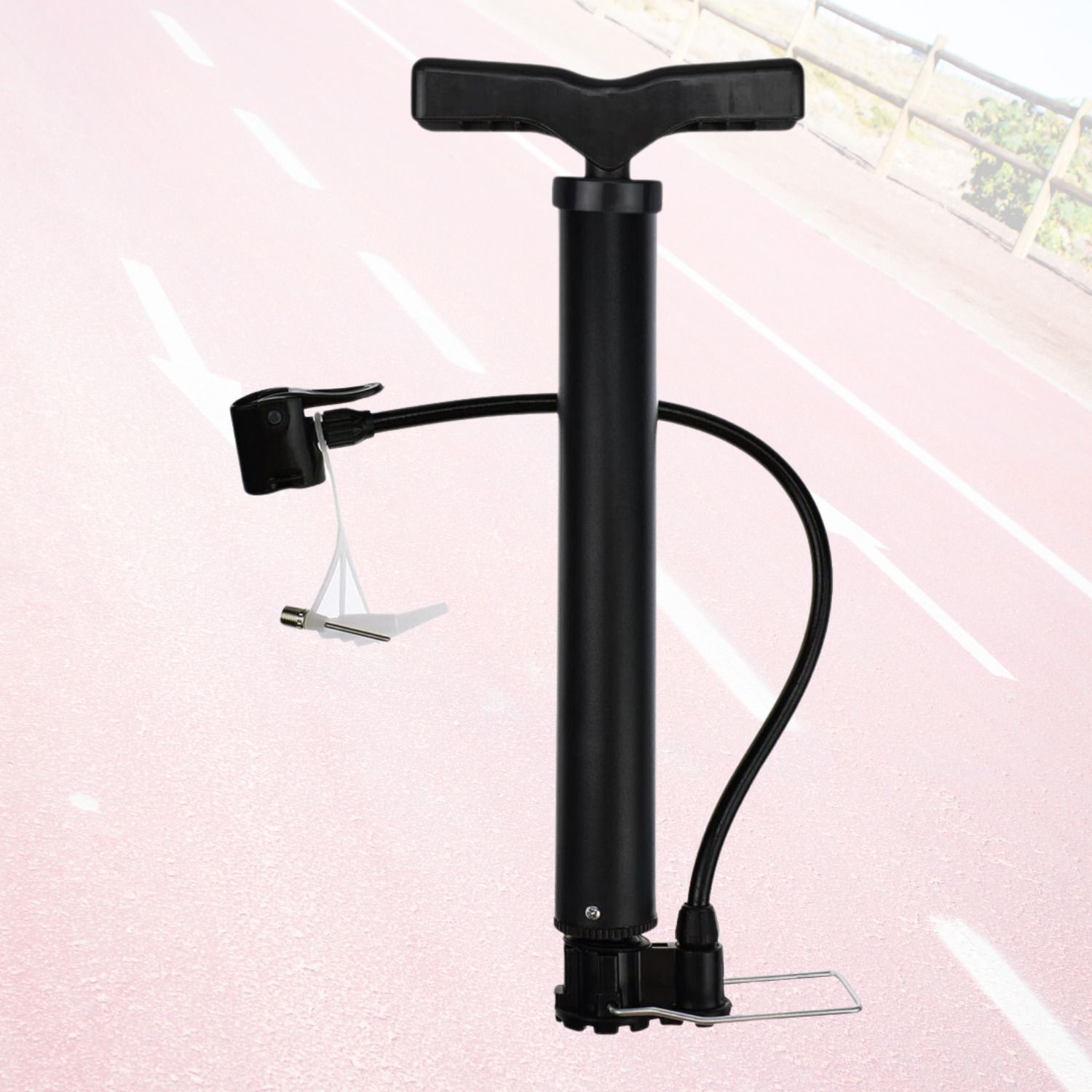 Portable Mini Bike Pump - High Pressure Pump For Mountain & Road Bikes For Cycle Bicycle, Ball, Football Pump, Handball Pump, Volleyball Pump Pump-image-32