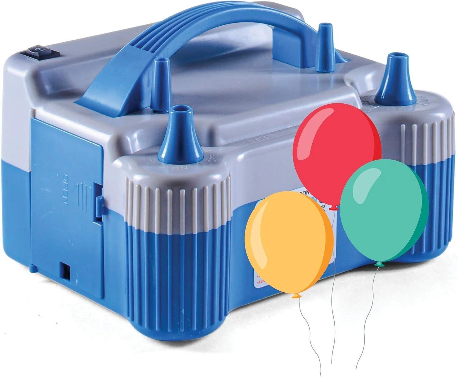 Two Nozzles High Power Electric Balloon Air Pump Balloon, Inflatable air Pump. Handball Pump, Balloon Pump