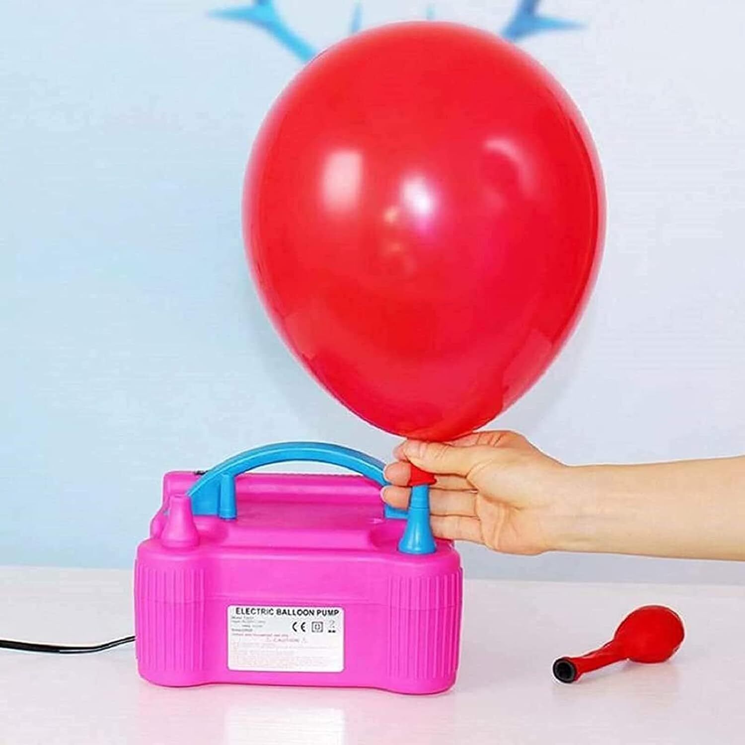 Electric Air Balloon Pump & 2 Nozzle, Balloons Filling, for Event Party,Wedding Balloon Pump