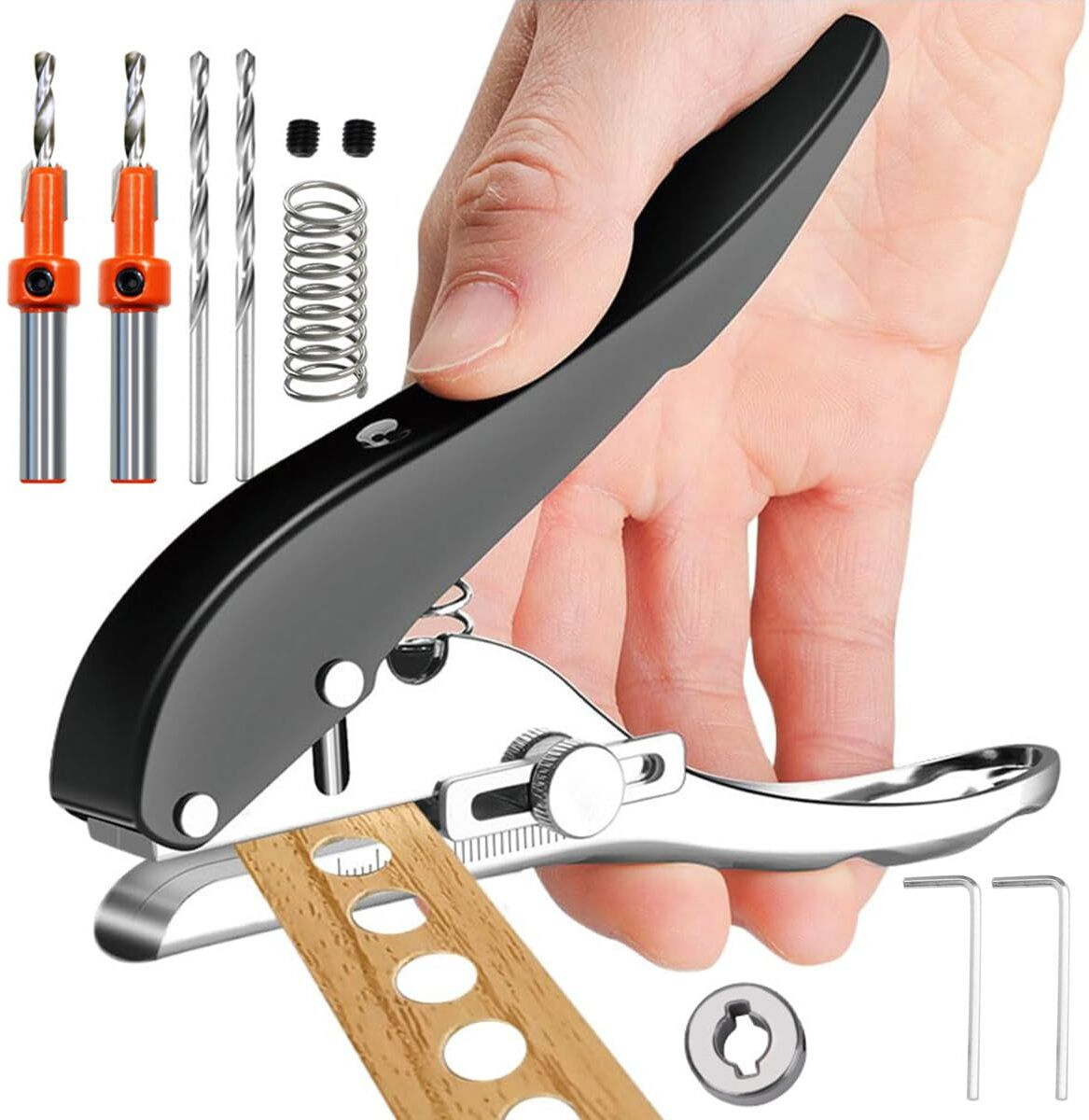 climberty Single Hole Punch 8mm Versatile Crafting Tool Punches & Punching Machines image 1