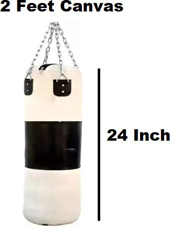 2 Feet Unfilled Heavy Canvas With Hanging Chain Hanging Bag-image-5