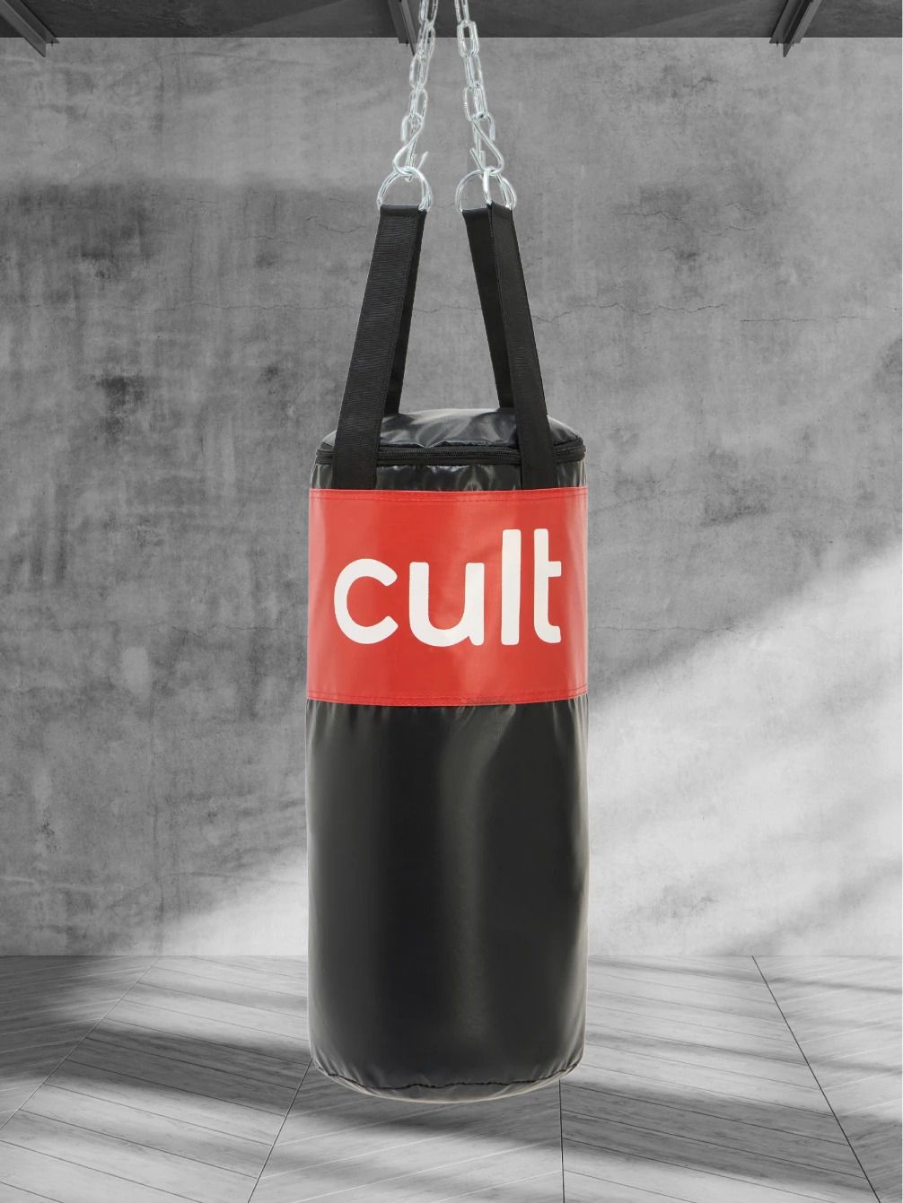 cult Punching Bag Black-Red 3ft Hanging Bag-picture-10