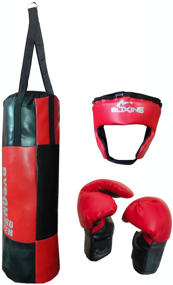 byson Boxing set for Kids 3-9 yrs. | Punching bag with gloves and headguard Hanging Bag-picture-27