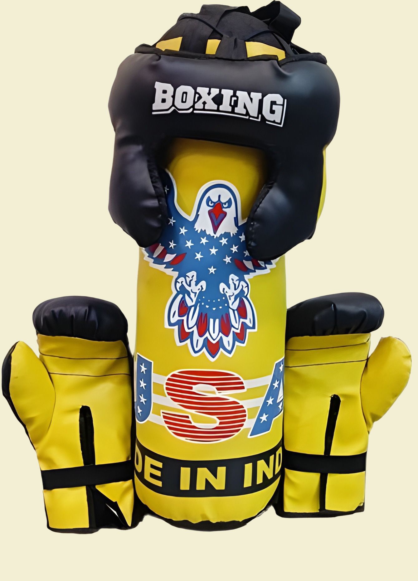 Premium Eagle Boxing kit for Kids for the Ages (3-7 Years)- Unleash Your Body Hanging Bag-image-16