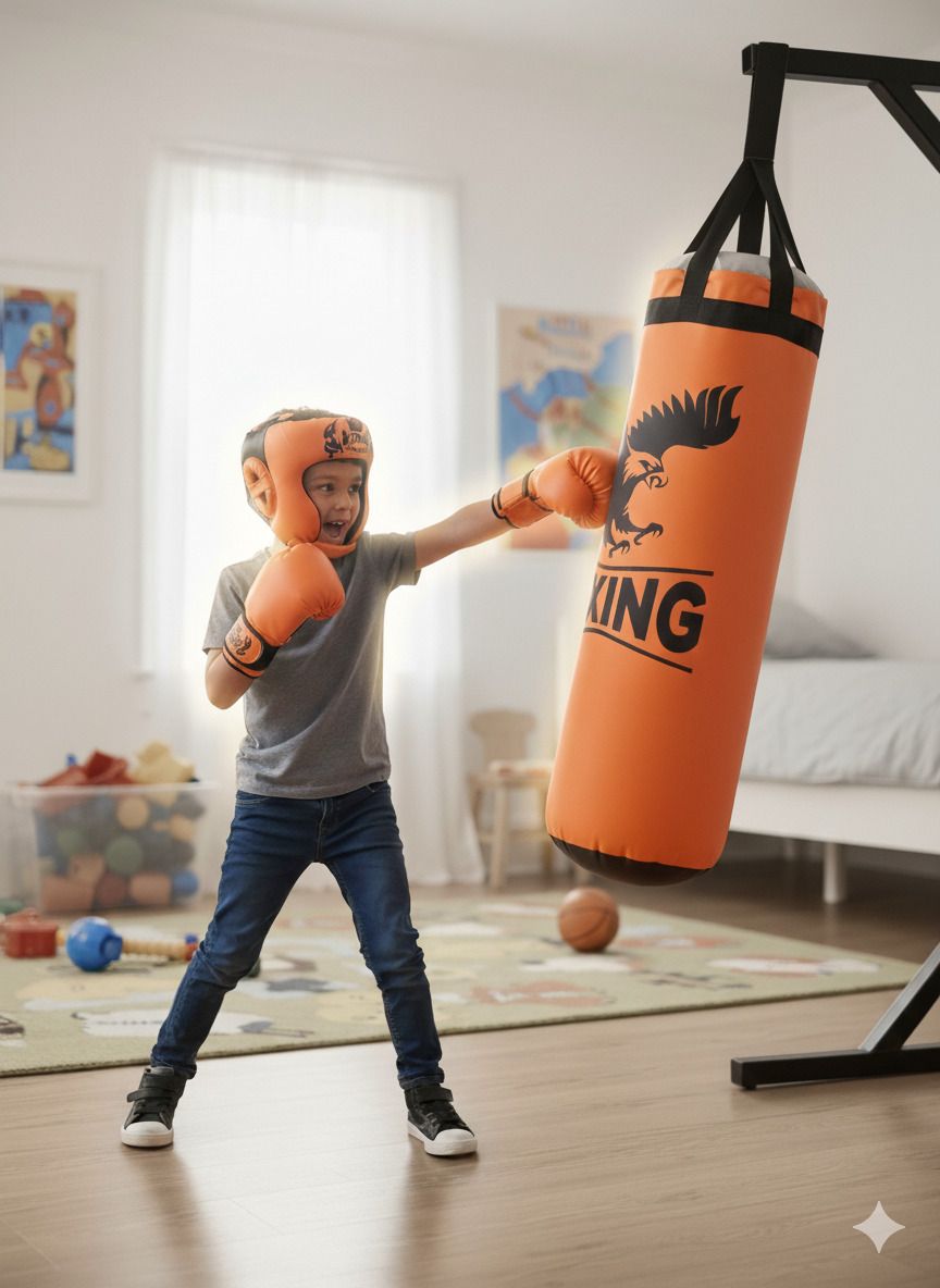 koel Hanging Boxing Punching Bag Set with Boxing Gloves Headgear Kit Hanging Bag-picture-22
