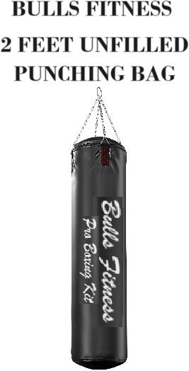 2 Feet Black Unfilled Punching Bag With Hanging chain Hanging Bag-image-29