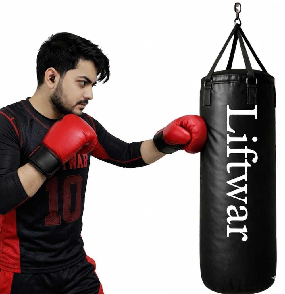 Unfilled punching bag 6 feet black Hanging Bag-image-17