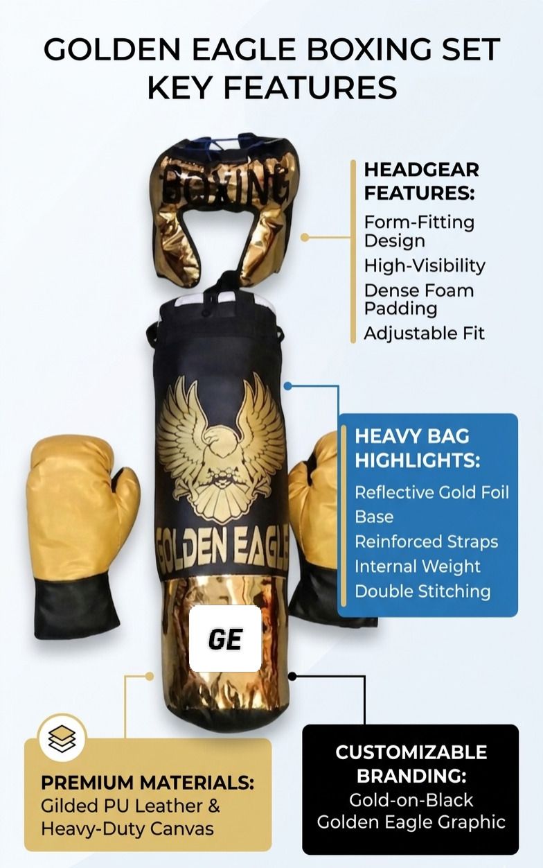 garg enterprises HANGING PUNCHING KIT SET GOLDEN EAGLE Hanging Bag-picture-13