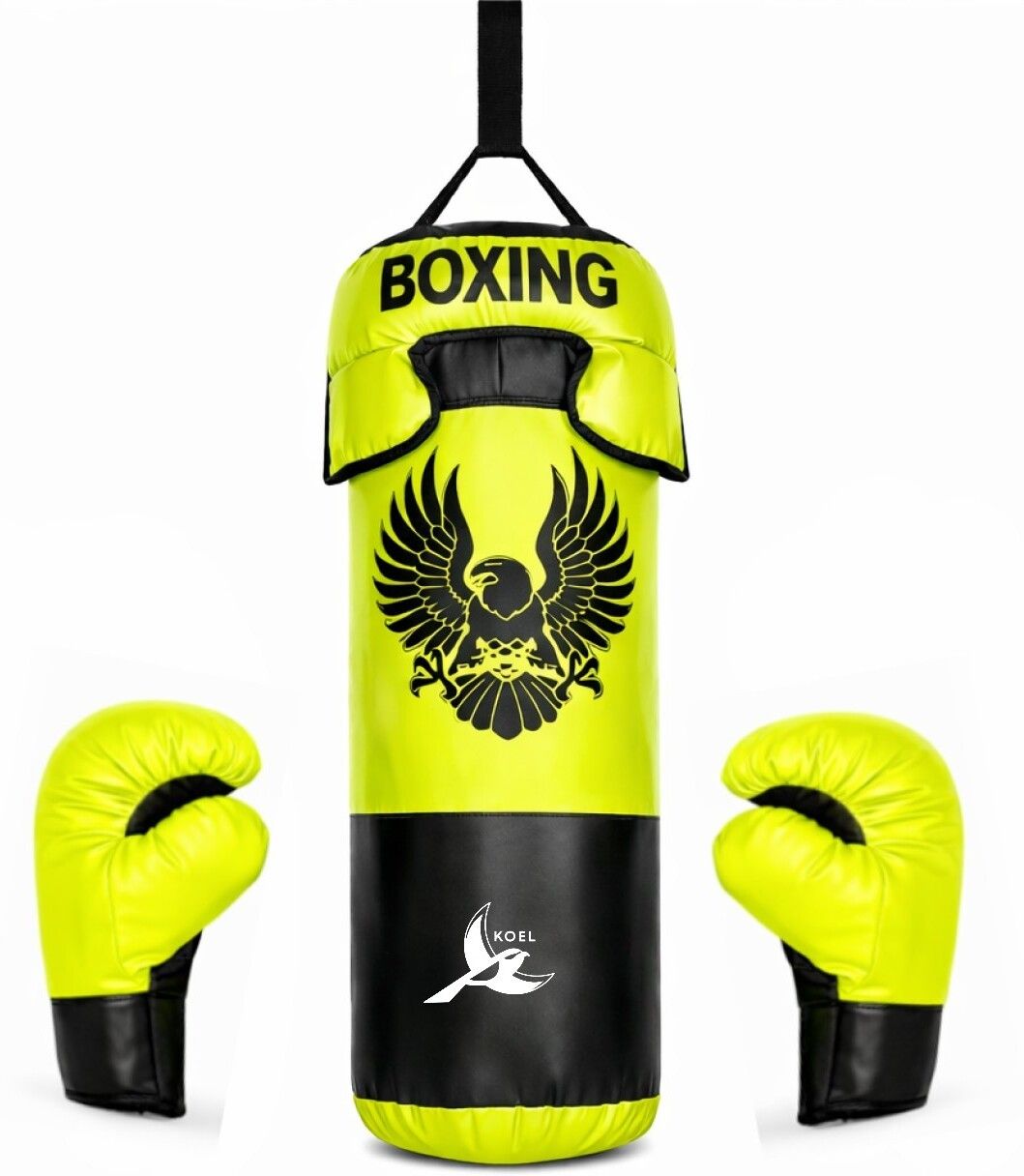 koel Hanging Boxing Punching Bag Set with Boxing Gloves Headgear Kit Hanging Bag-picture-11