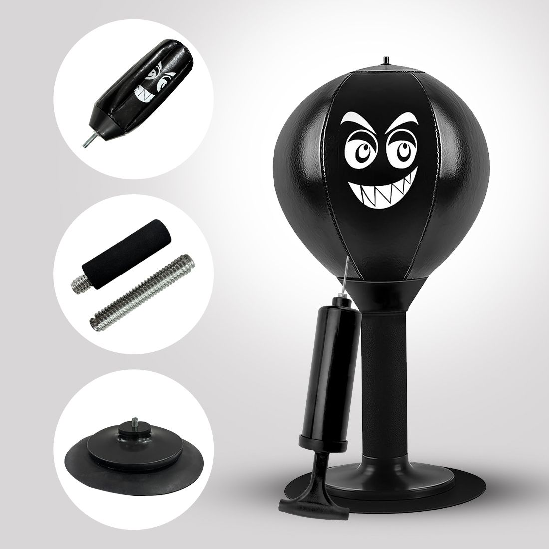 Punching Ball for Stress Relief Heavy Duty Reflex Punch Toy for Office & Home Standing Bag-image-1
