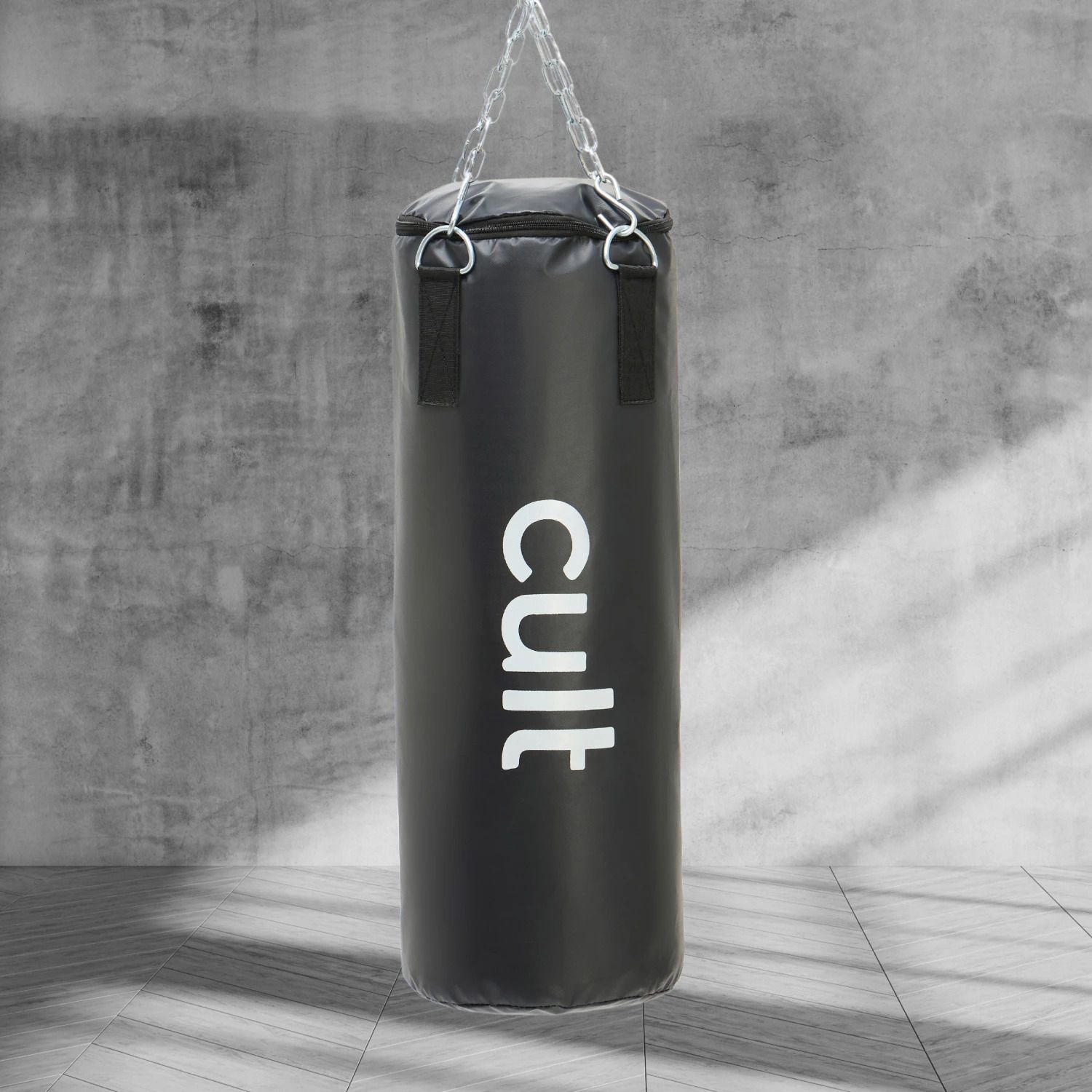 cult Punching Bag Black-4ft with Hand wrap Hanging Bag-picture-10