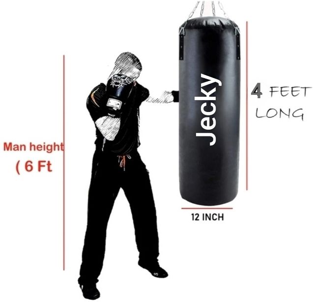 jecky Unfilled punching bag 4feet Hanging Bag-picture-18