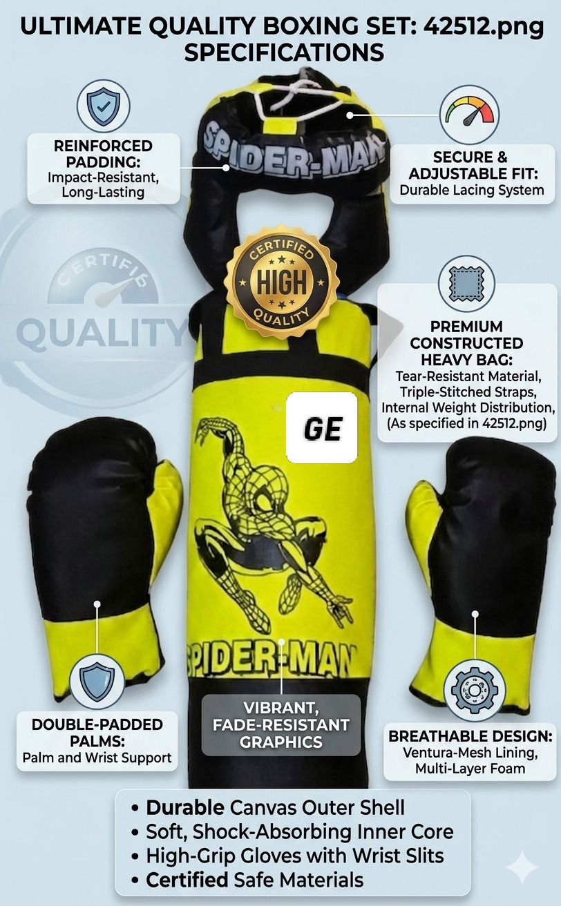 garg enterprises HANGING SPIDER MAN PUNCHING KIT SET Hanging Bag-picture-11