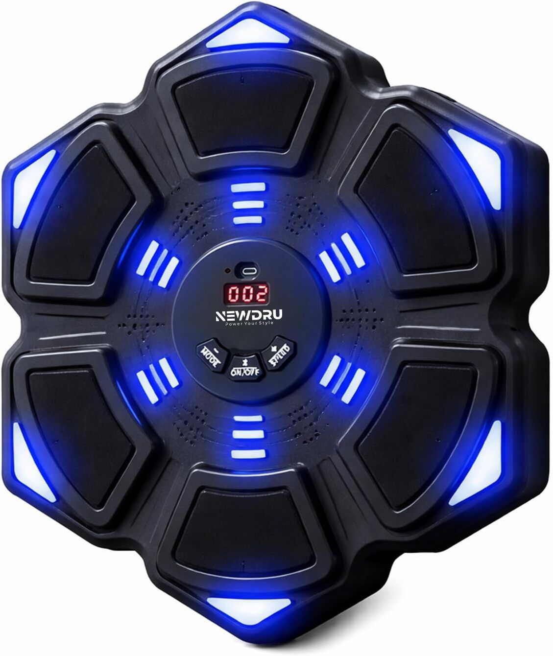 Smart Music Boxing Machine with LED | Wall Mounted Punch Trainer Hanging Bag-image-12