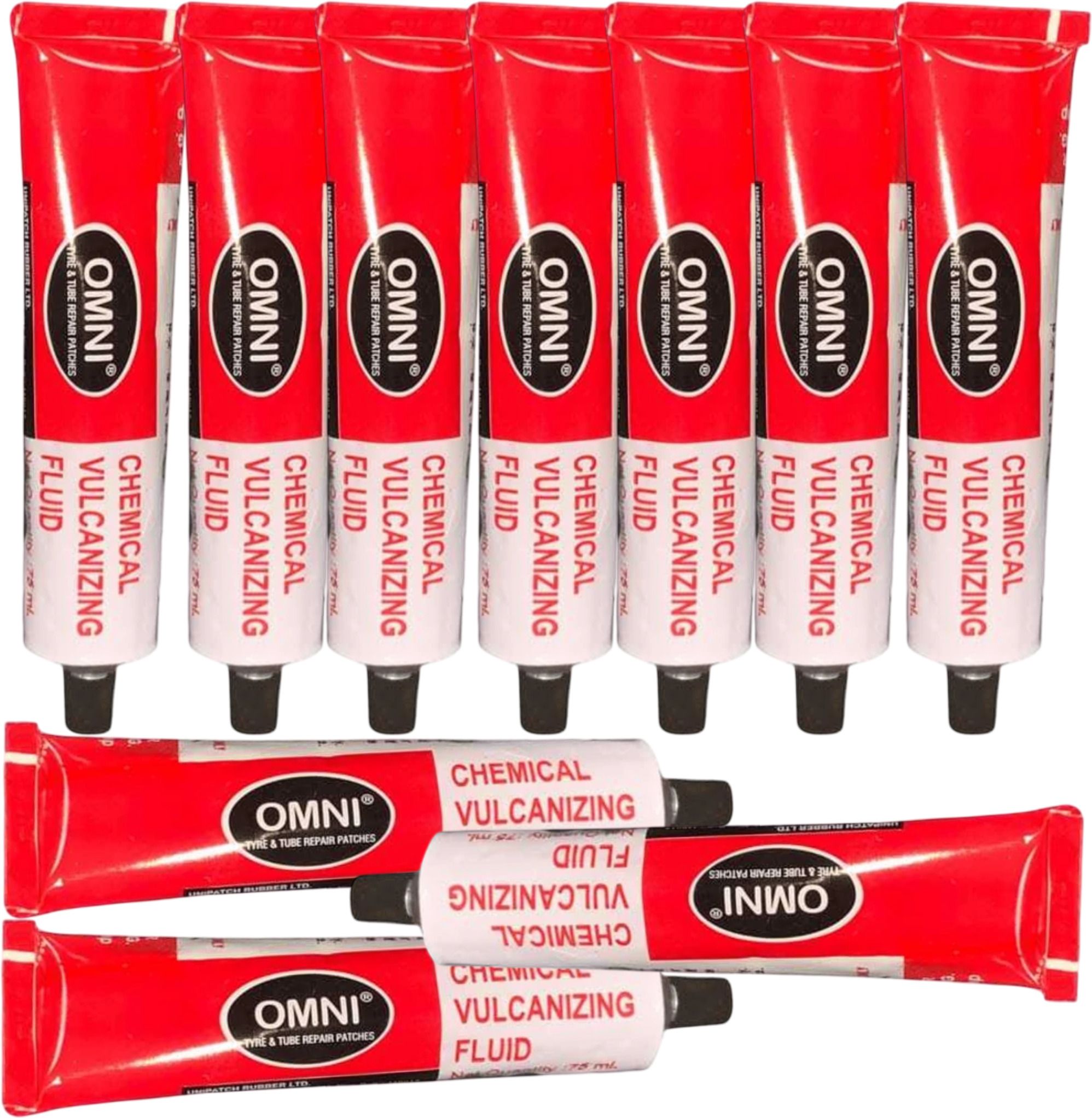 toolbux 10pc CVF 75ml Omni Vulcanizing Fluid for Tyre Tube Puncture Repair Kit Tubed Tyre Puncture Repair Kit-picture-0