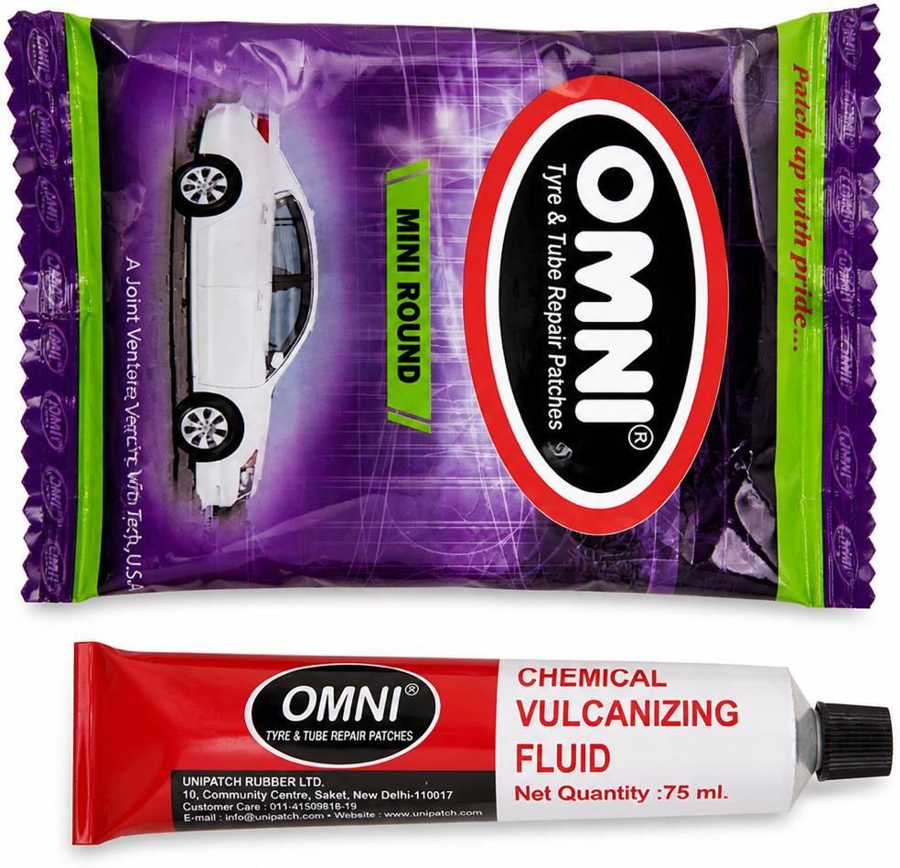 ghg Omni MIni round & 1 pc of omni solution Tubed Tyre Puncture Repair Kit-picture-33