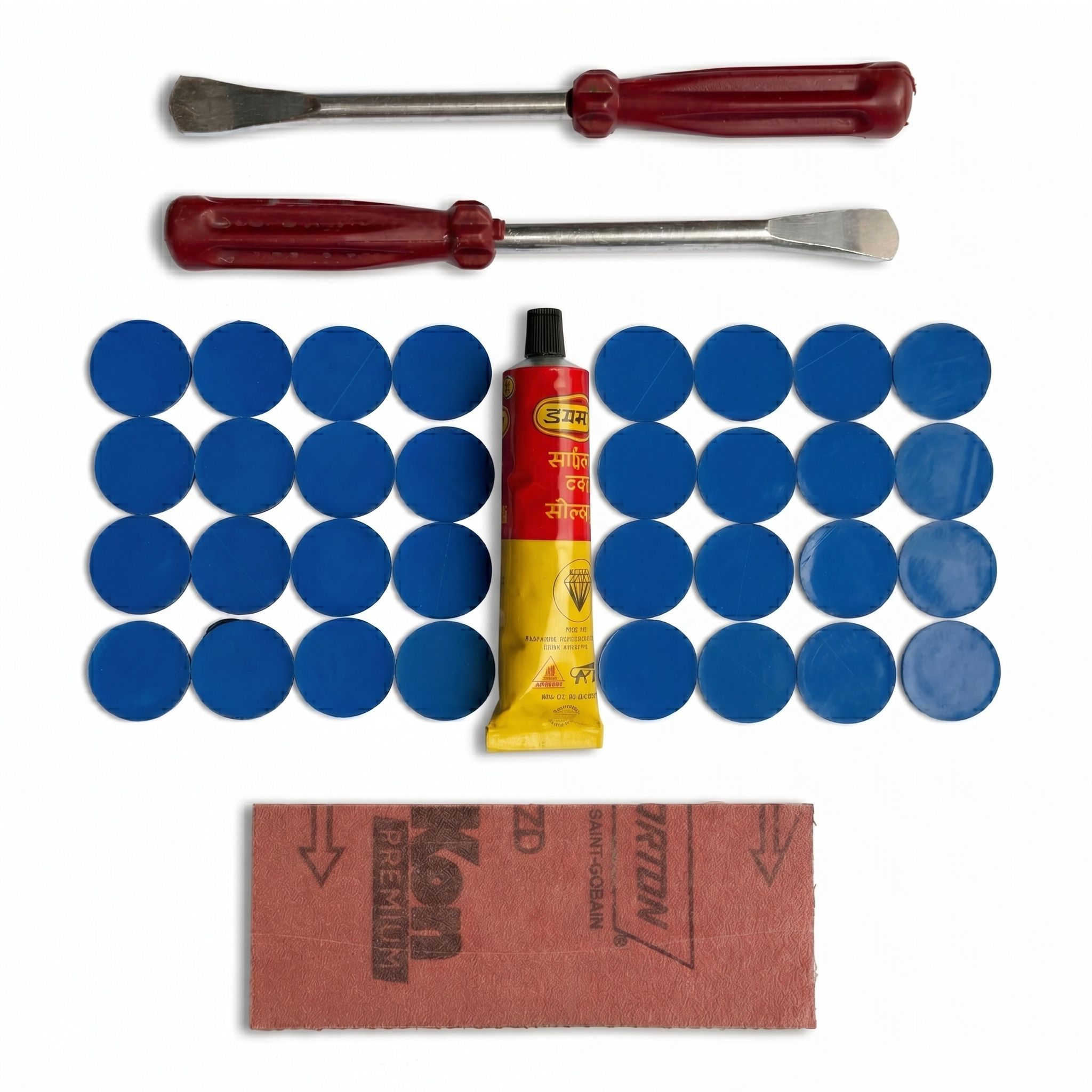 trt greno 44 pcs Bicycle cycle repair Tubed Tyre Puncture Repair Kit-picture-39