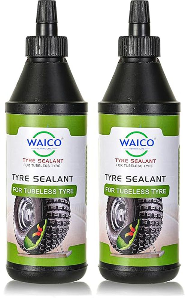 waico Tubeless Tyre Sealant 2X350mL Anti Puncture Liquid Gel for Bike, Scooty & Car Tubeless Tyre Puncture Repair Kit-picture-14