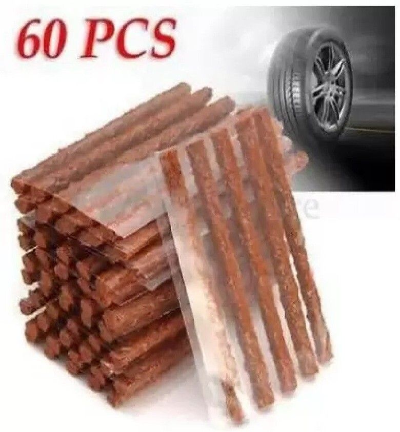 Tubeless Tyre Puncture Repair strips 60 pcs for truck bus cycle emergency kit Tubeless Tyre Puncture Repair Kit-image-23