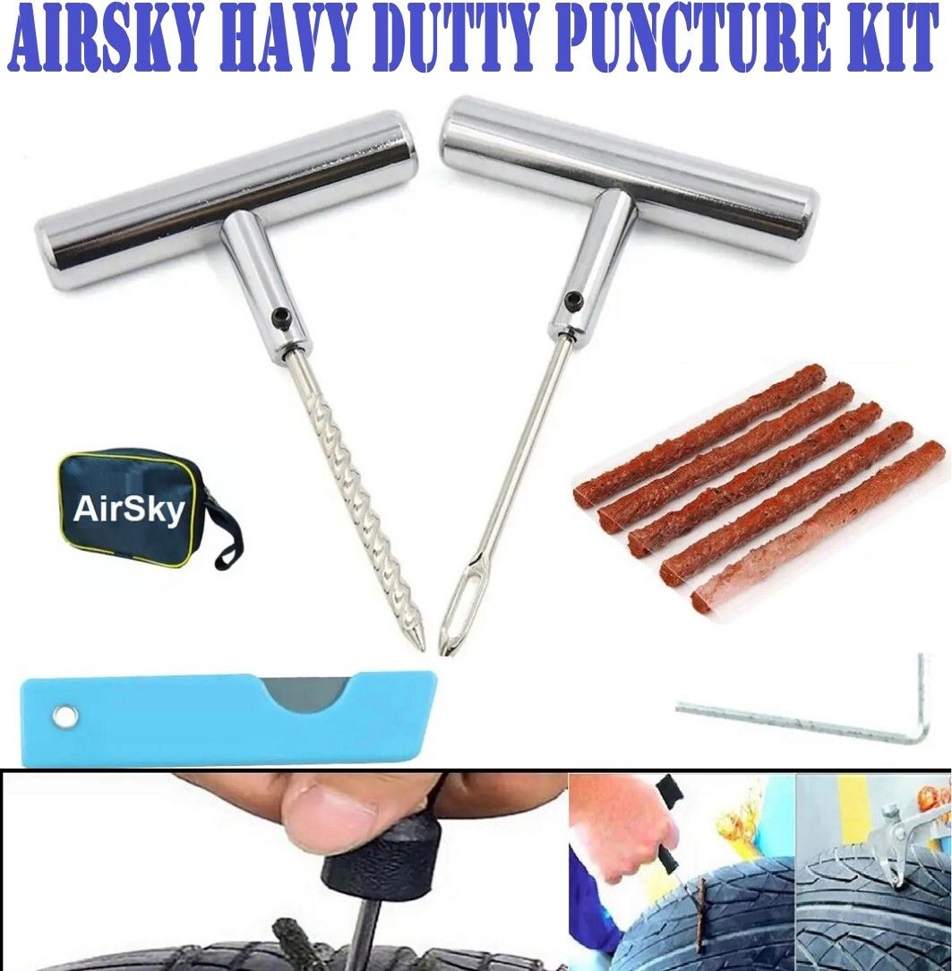 hallows Havy Tutty punchar kit -A546 Tubed Tyre Puncture Repair Kit-picture-21