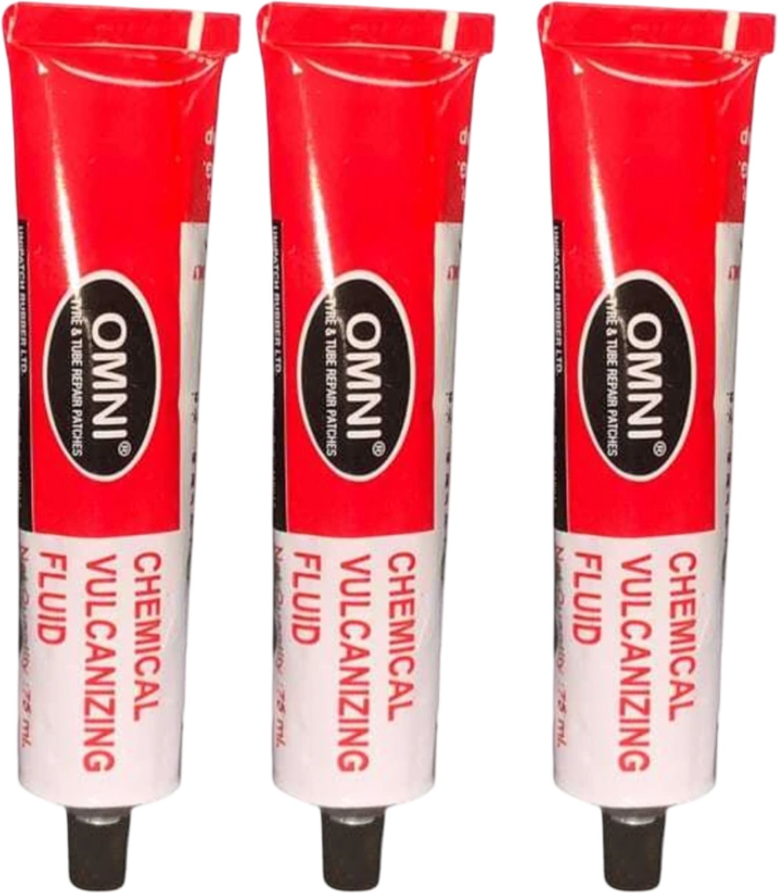 toolbux 3pc Omni CVF 75ml Vulcanizing Fluid for Tubed Tyre Tube Repair Patch Kit Tubed Tyre Puncture Repair Kit-picture-1