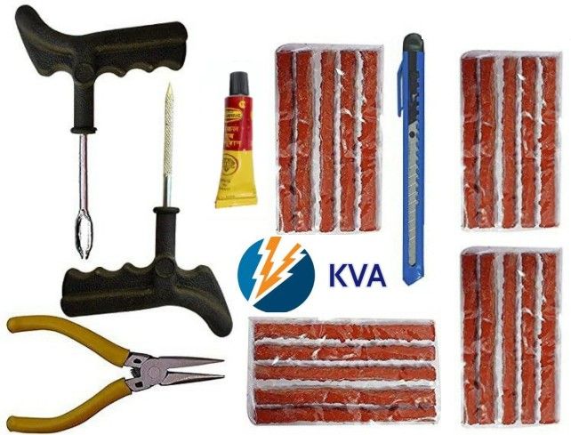 KV-555 Tubeless Tyre Puncture Repair Kit